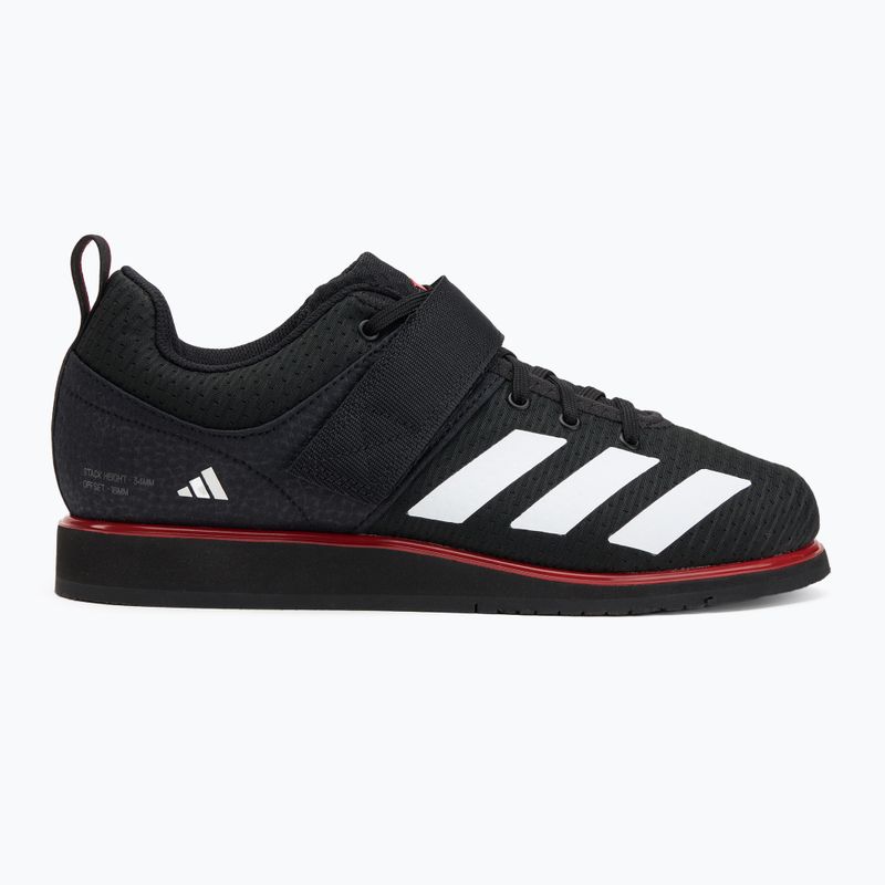 adidas Powerlift 5 juodi sunkiosios atletikos bateliai 2
