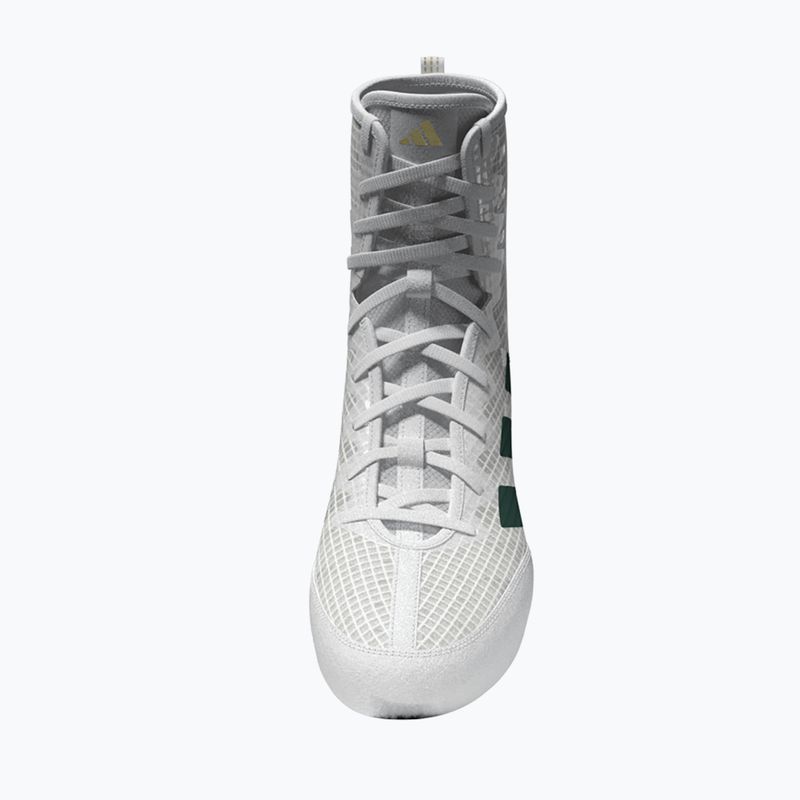 Bokso bateliai adidas Box Hog 4 cloud white/collegiate green/core black 5