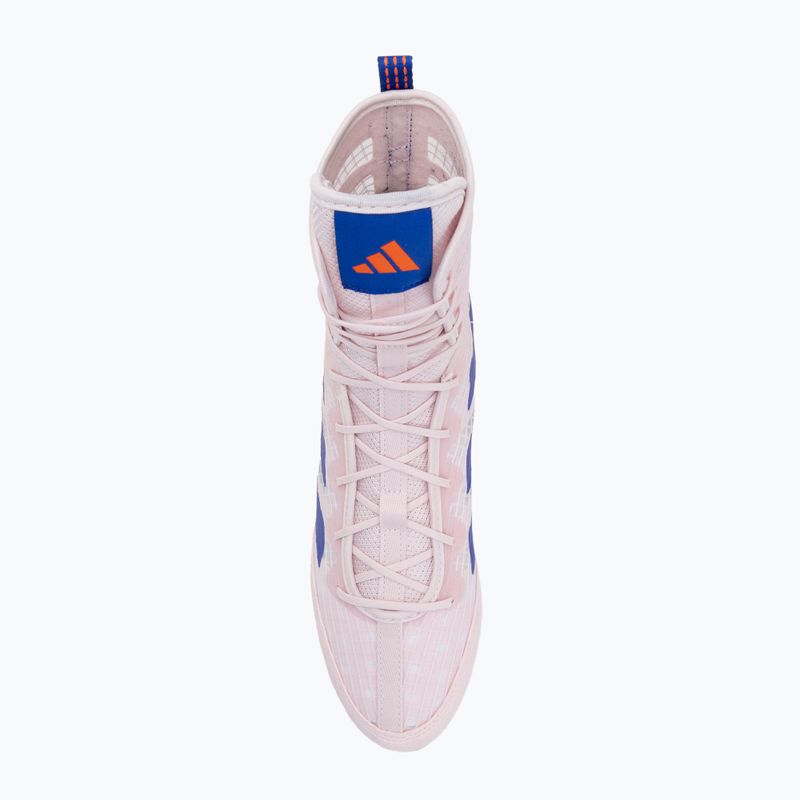 Bokso bateliai adidas Box Hog 4 almost pink/lucid blue/impact orange 5