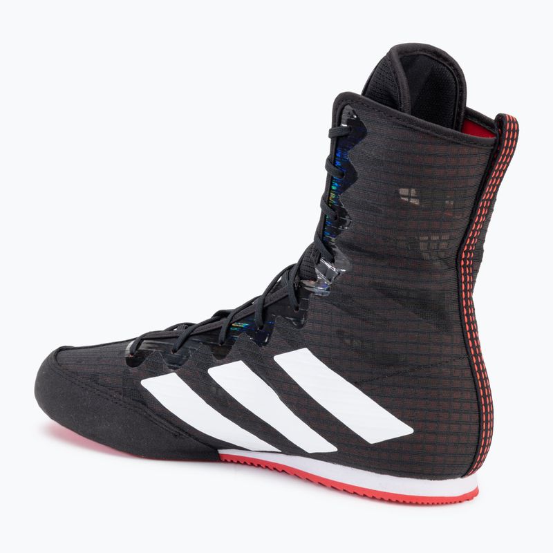 Bokso bateliai adidas Box Hog 4 core black/cloud white/pure ruby 3