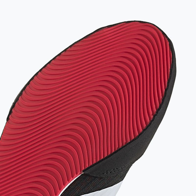 Bokso bateliai adidas Box Hog 4 core black/cloud white/pure ruby 10