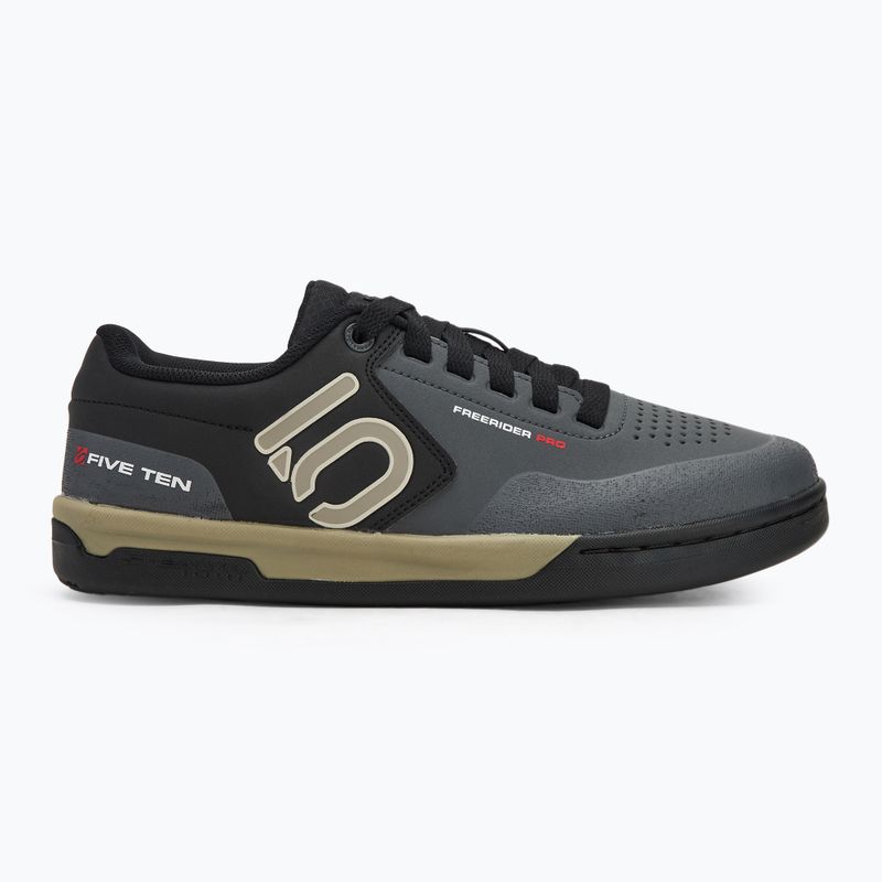 Vyriški platforminiai dviračių batai adidas FIVE TEN Freerider Pro grey six/silver pebble/core black 2