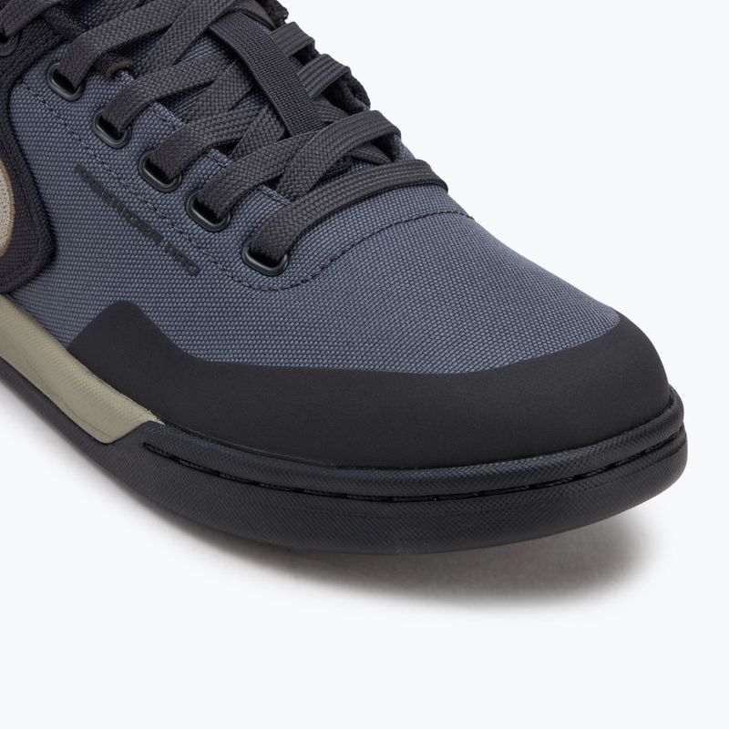 Vyriški platforminiai dviračių batai adidas FIVE TEN Freerider Pro Canvas grey six/silver pebble/black 7