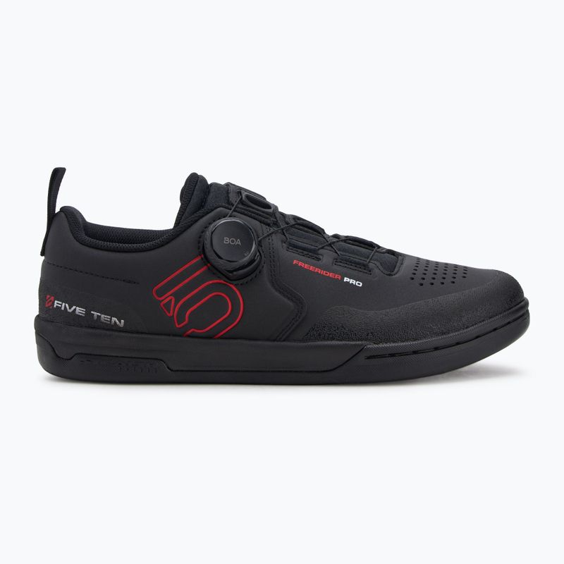 Vyriški platforminiai dviračių batai adidas FIVE TEN Freerider Pro Boa core black/red/cloud white 2