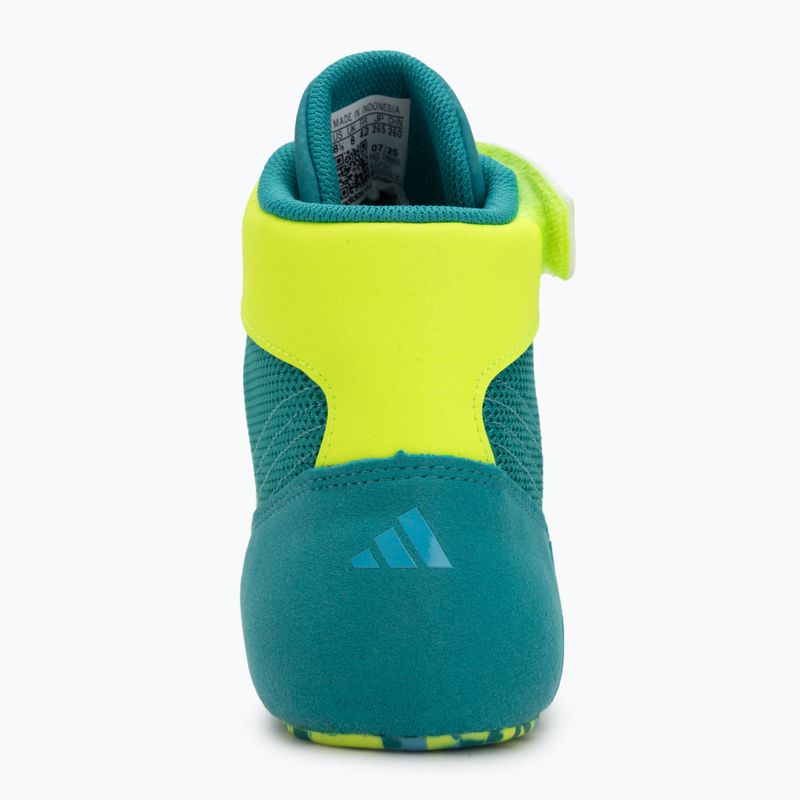 Bokso batai adidas HVC purple team/lucid lemon/signal cyan 6