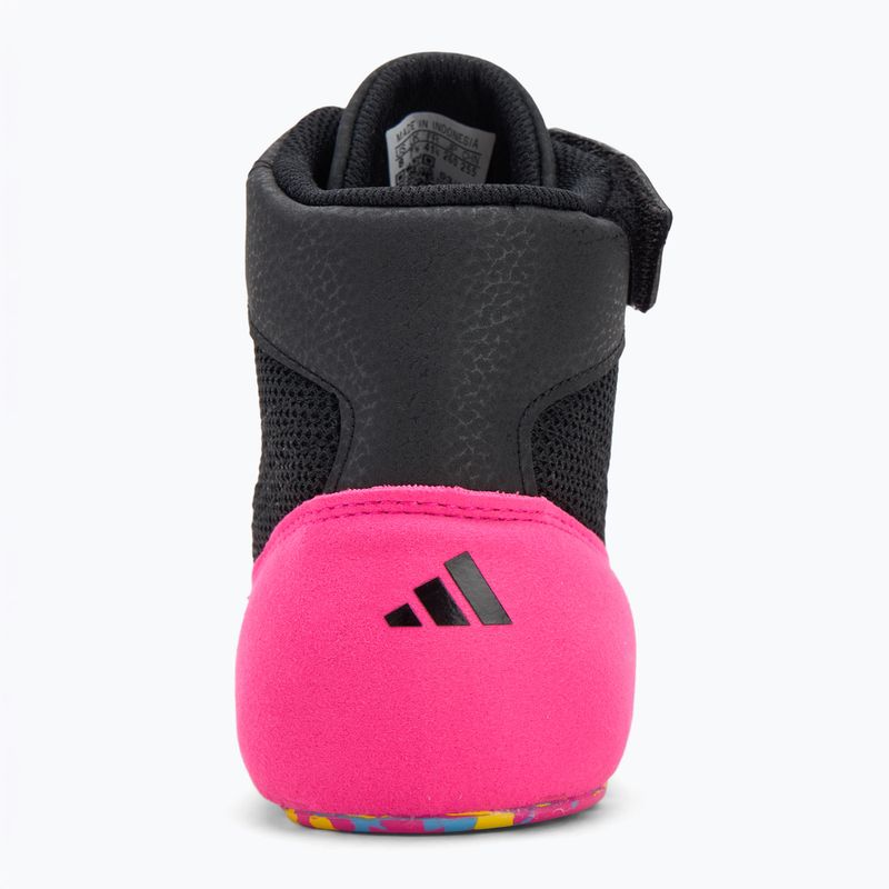 Bokso batai adidas HVC core black/signal cyan/yellow 6