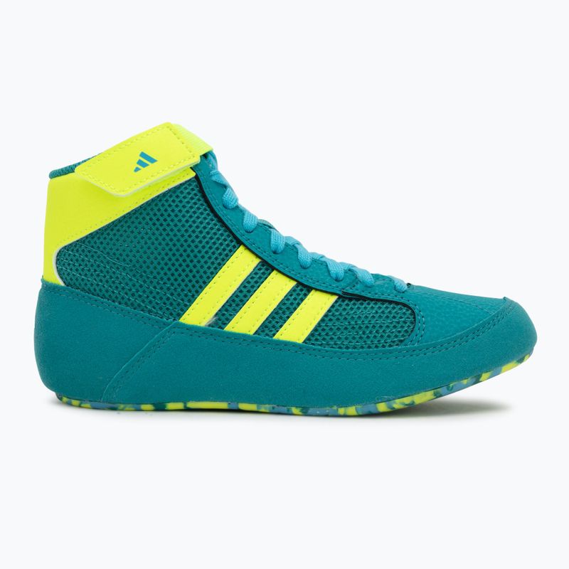 Vaikiški imtynių batai adidas Havoc purple team/lucid lemon/signal cyan 2