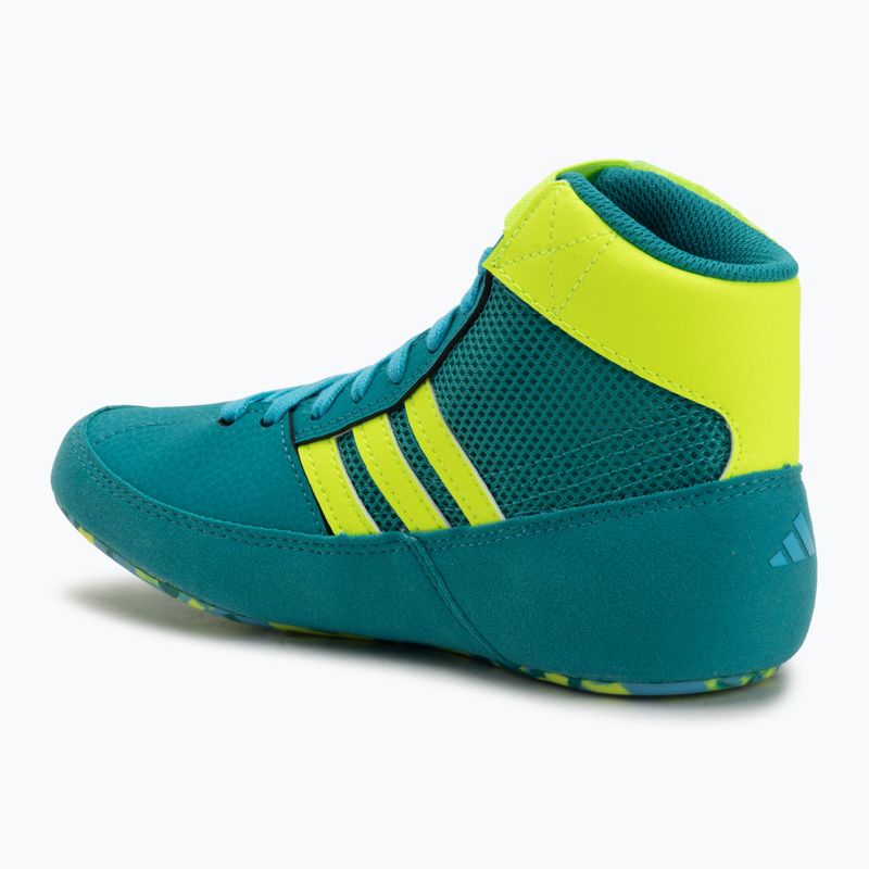 Vaikiški imtynių batai adidas Havoc purple team/lucid lemon/signal cyan 3