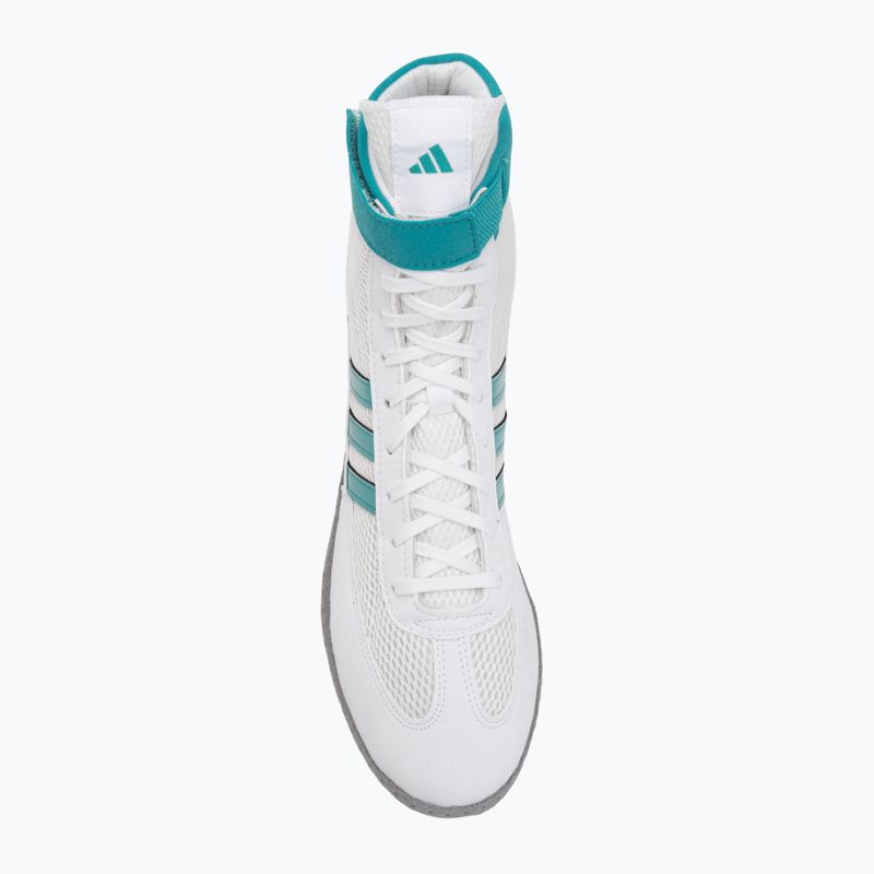 Bokso batai adidas Combat Speed.4 footwear white/purple team/grey three 5