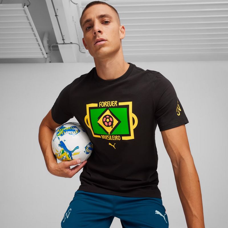 Vyriški futbolo marškinėliai PUMA Neymar Jr Tee puma black 3