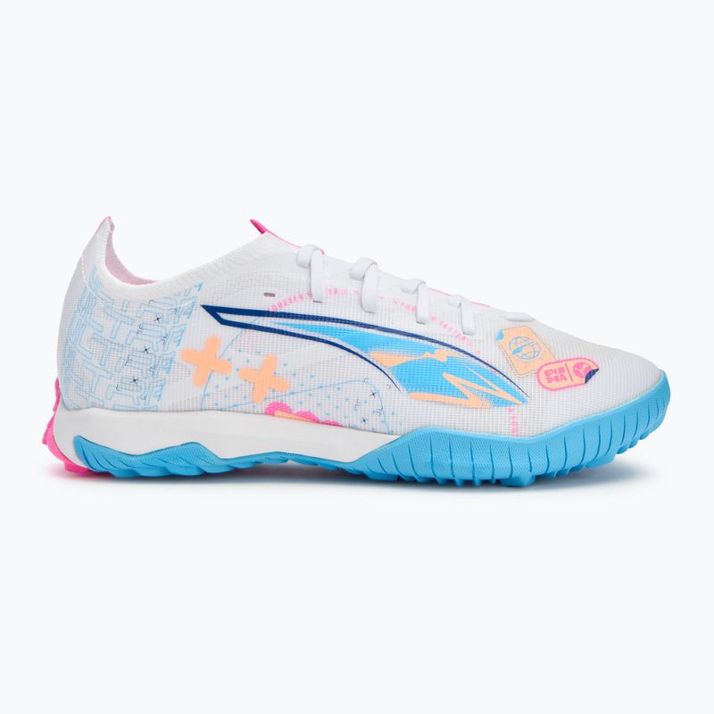 Futbolo batai PUMA Ultra 5 Match Vol. Up TT puma white/luminous blue/poison pink/fizzy melon 2