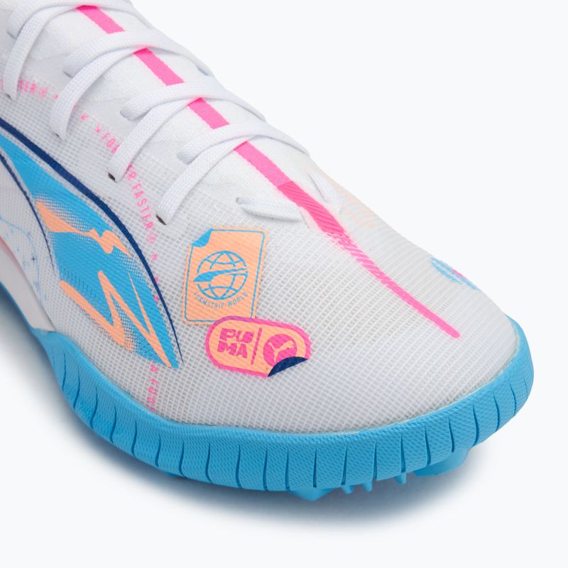 Futbolo batai PUMA Ultra 5 Match Vol. Up TT puma white/luminous blue/poison pink/fizzy melon 7