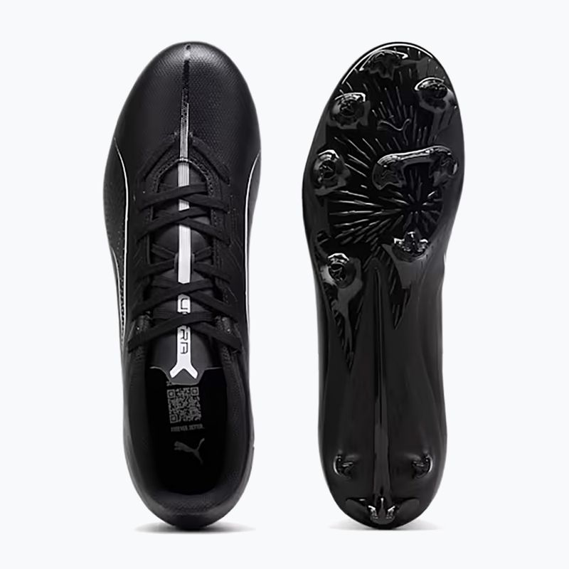 PUMA Ultra 5 Play FG/AG futbolo bateliai puma black/puma white 10