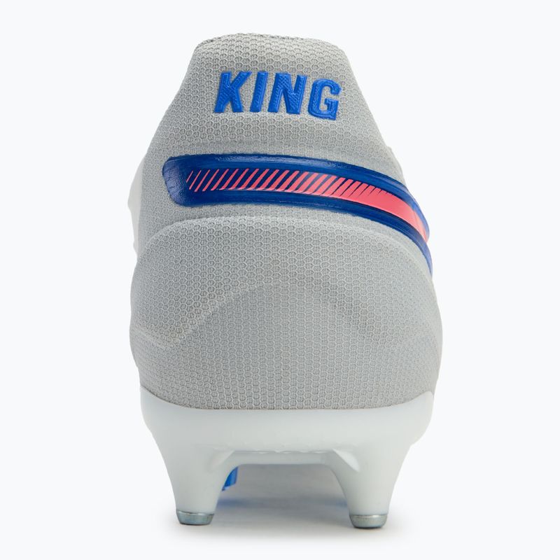 Vyriški futbolo batai PUMA King Match MxSG puma white/bluemazing/flat light grey/sunset glow 6