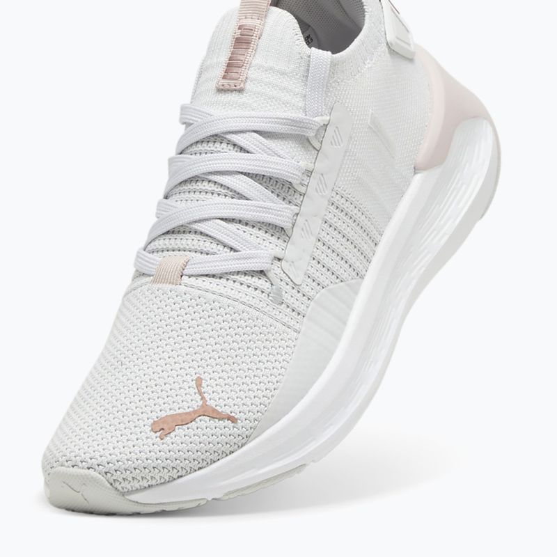 Moteriški bėgimo batai PUMA Softride Symmetry Fuzion Feather gray/mauve mist/rose gold 5