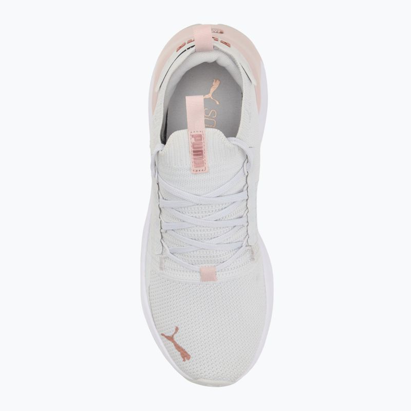 Moteriški bėgimo batai PUMA Softride Symmetry Fuzion Feather gray/mauve mist/rose gold 5