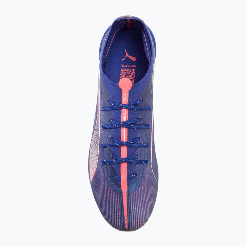 PUMA Ultra 5 Ultimate FG lapis lazuli/puma white/sunset gloe futbolo bateliai 5