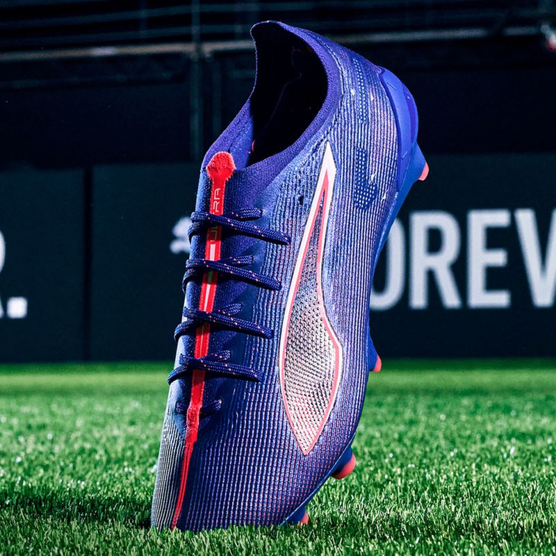 PUMA Ultra 5 Ultimate FG lapis lazuli/puma white/sunset gloe futbolo bateliai 16