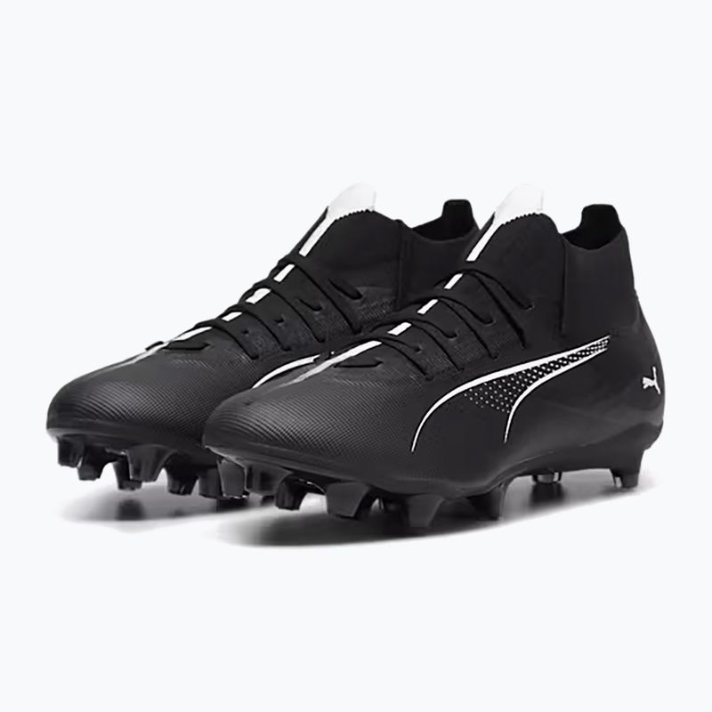 PUMA Ultra 5 Match+ FG/AG futbolo bateliai puma black/puma white 8