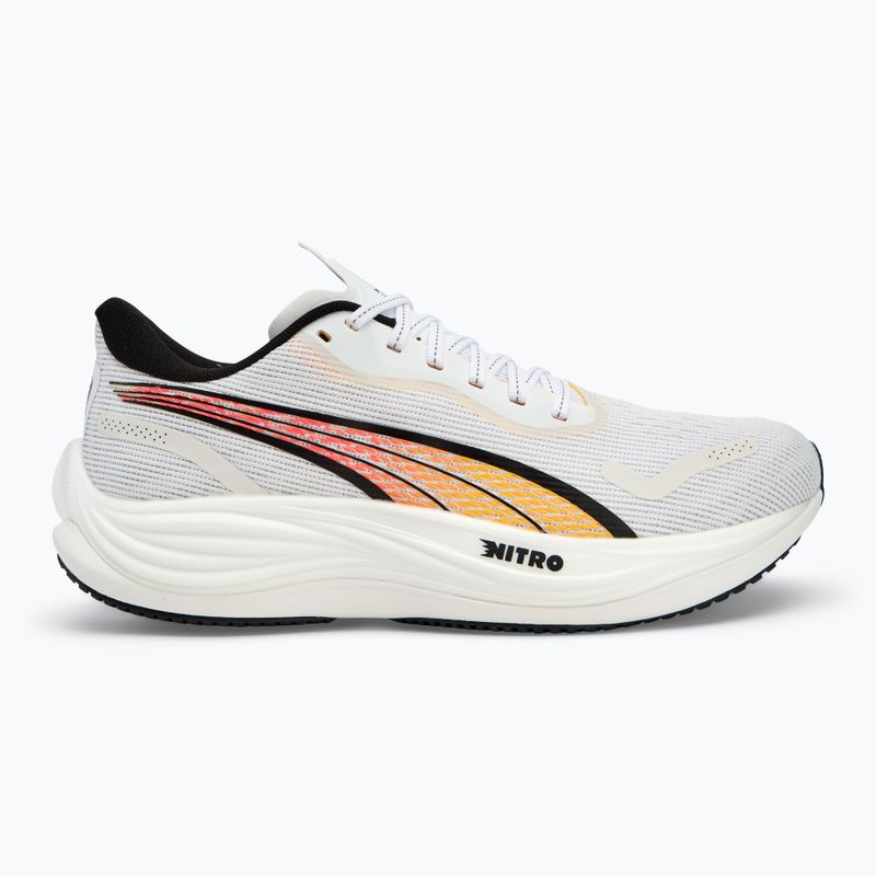 Vyriški bėgimo bateliai PUMA Velocity Nitro 3 puma white/sun stream 2
