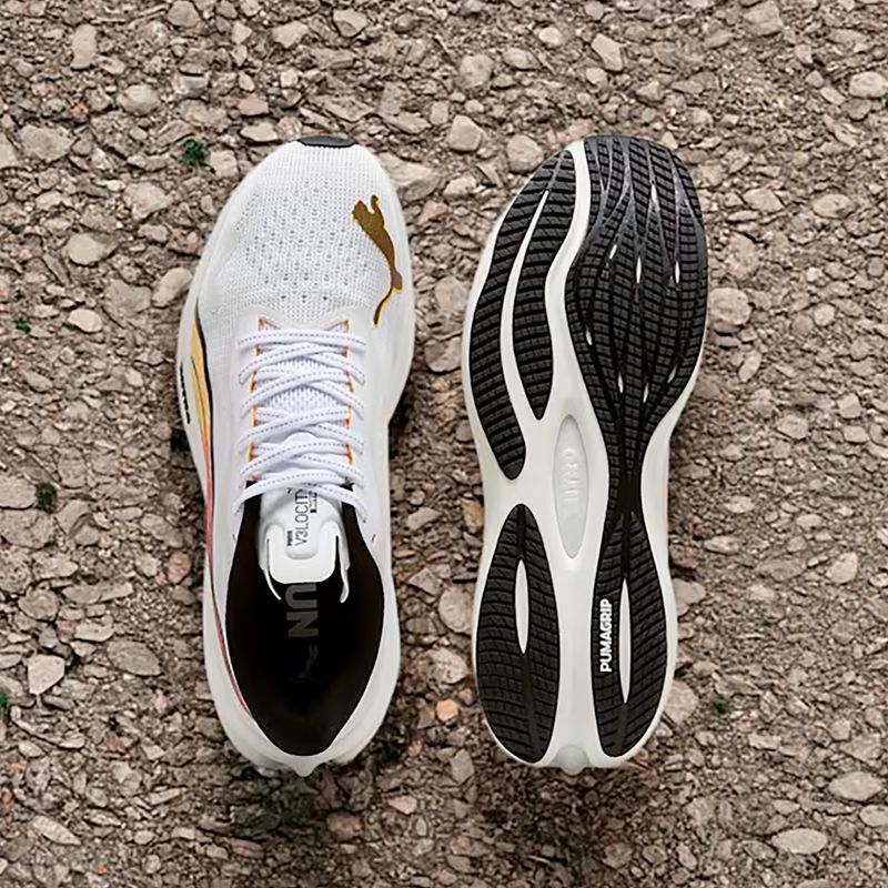 Vyriški bėgimo bateliai PUMA Velocity Nitro 3 puma white/sun stream 15