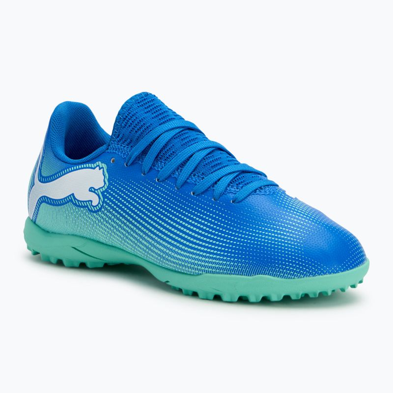 Vaikiški futbolo batai PUMA Future 7 Play TT Jr hyperlink blue/mint/puma white