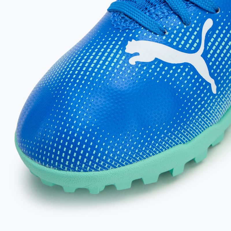 Vaikiški futbolo batai PUMA Future 7 Play TT Jr hyperlink blue/mint/puma white 7