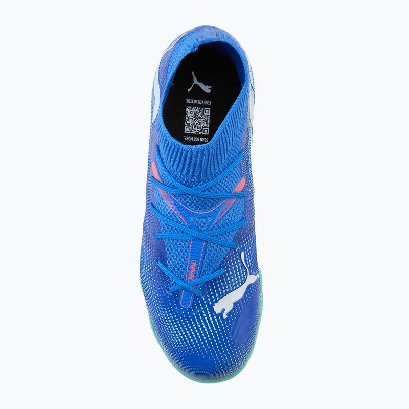 Vaikiški futbolo batai PUMA Future 7 Match TT + Mid Jr bluemazing/puma white/electric peppermint 5