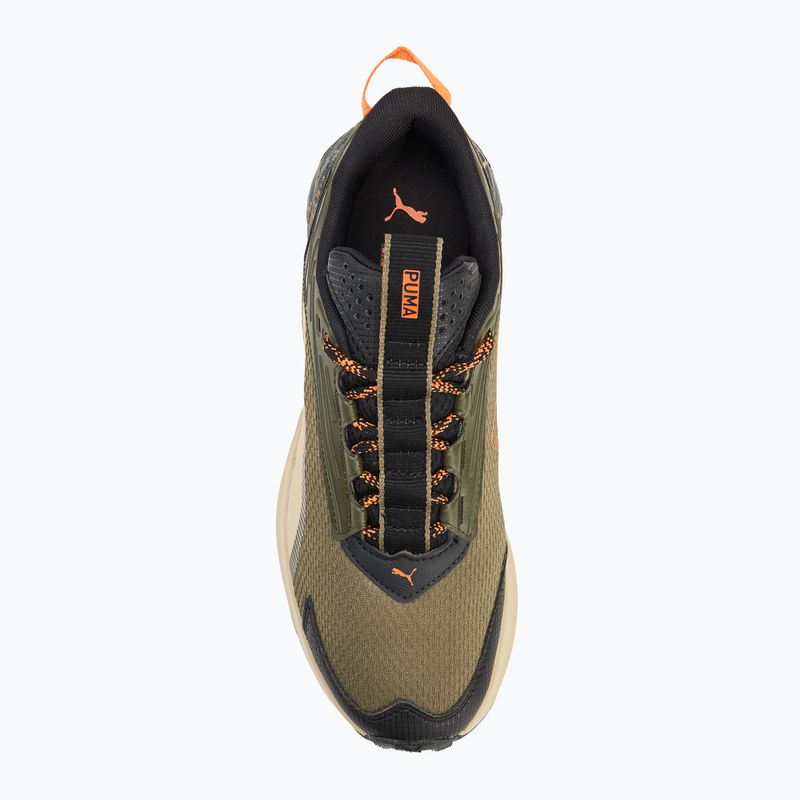 Vyriški bėgimo batai PUMA Extend Lite Trail landslide dark olive/puma black 5