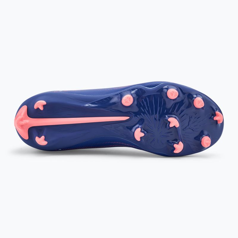 PUMA Ultra 5 Play FG/AG Jr vaikų futbolo bateliai lapis lazuli/puma white/sunset glow 4