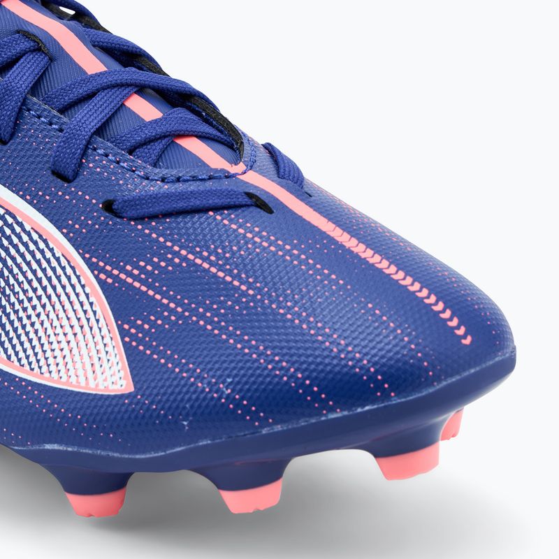 PUMA Ultra 5 Play FG/AG Jr vaikų futbolo bateliai lapis lazuli/puma white/sunset glow 7