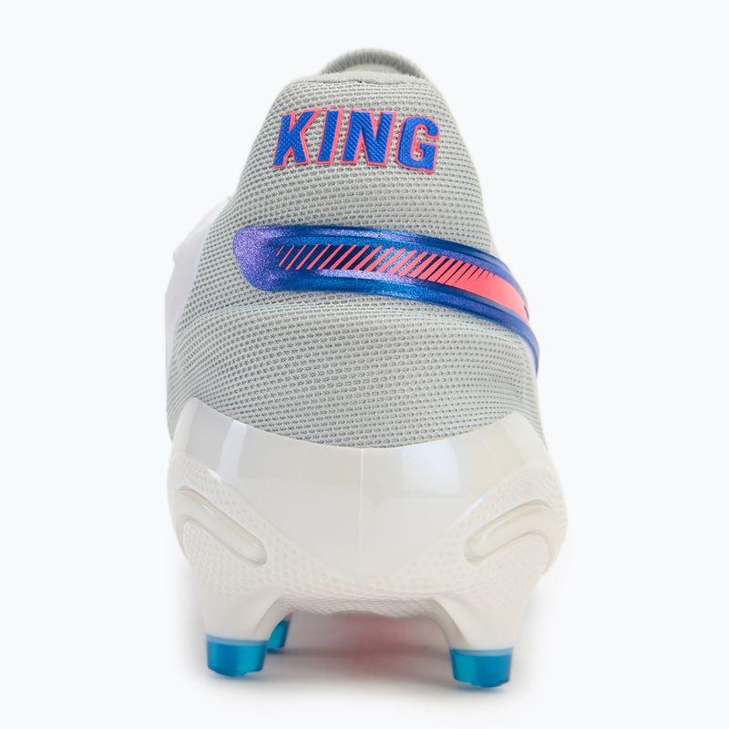 Futbolo batai PUMA King Ultimate FG/AG puma white/bluemazing/flat light grey/sunset glow 6