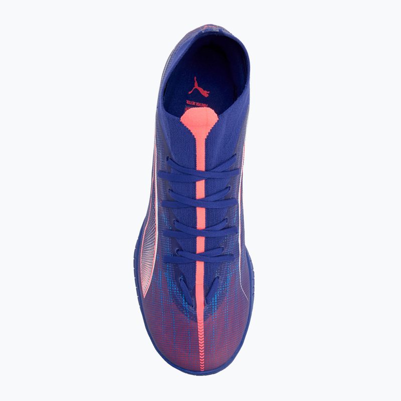 PUMA Ultra 5 Match+ TT lapis lazuli/puma white/sunset glow futbolo bateliai 5