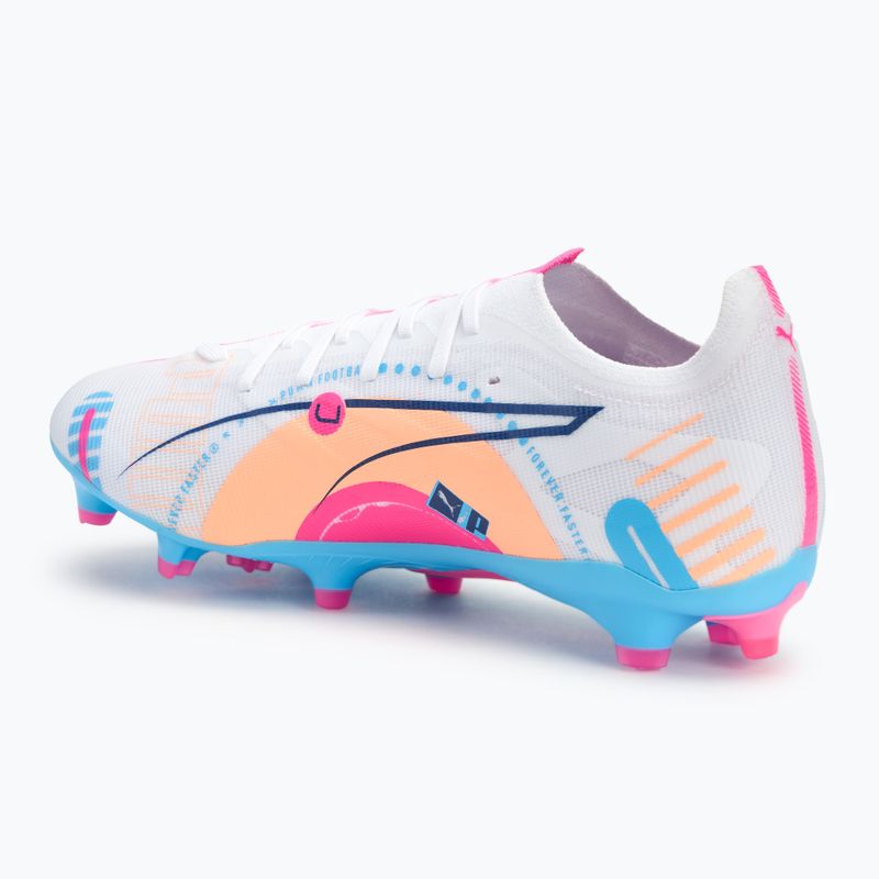 Futbolo batai PUMA Ultra 5 Match Vol. Up FG/AG puma white/luminous blue 3