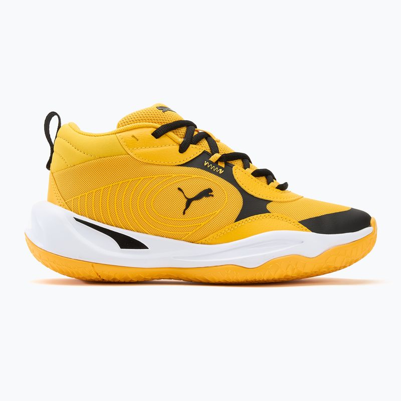 Vaikiški krepšinio batai PUMA Playmaker Pro JR yellow sizzle/puma blackl 2