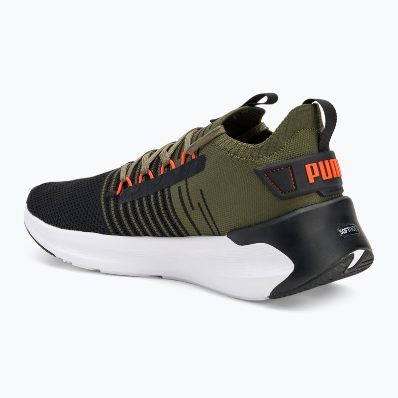 Bėgimo batai PUMA Softride Symmetry Fuzion puma olive/puma black/flame filcker 3