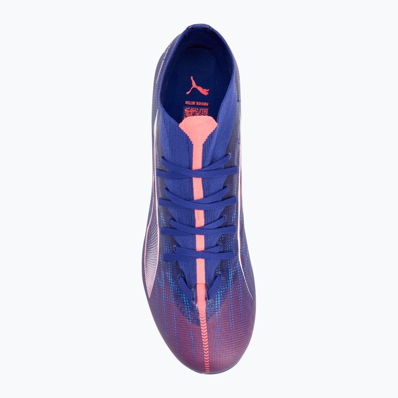 PUMA Ultra 5 Match+ FG/AG lapis lazuli/puma white/sunset gloe futbolo bateliai 5