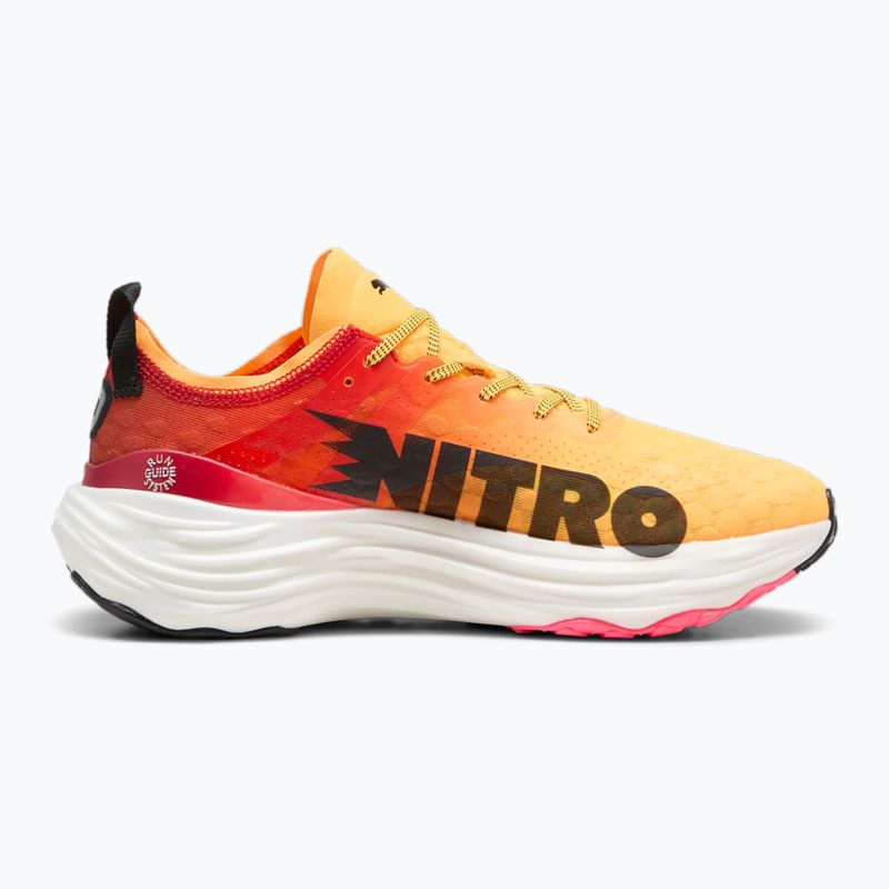 Vyriški bėgimo batai PUMA ForeverRun Nitro Fade sun stream/sunset glow/puma white 10