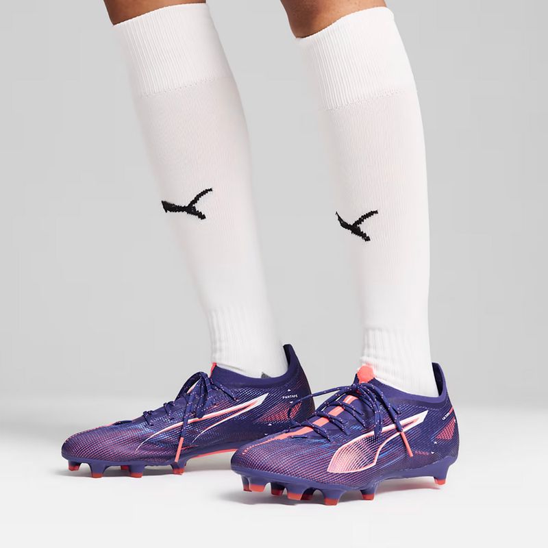 PUMA Ultra 5 Pro FG/AG lapis lazuli/puma white/sunset gloe futbolo batai 14
