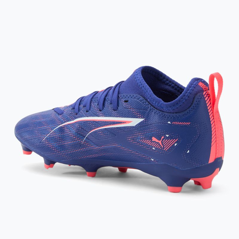 Vaikiški futbolo batai PUMA Ultra 5 Match FG/AG Jr lapis lazuli/puma white/sunset glow 3