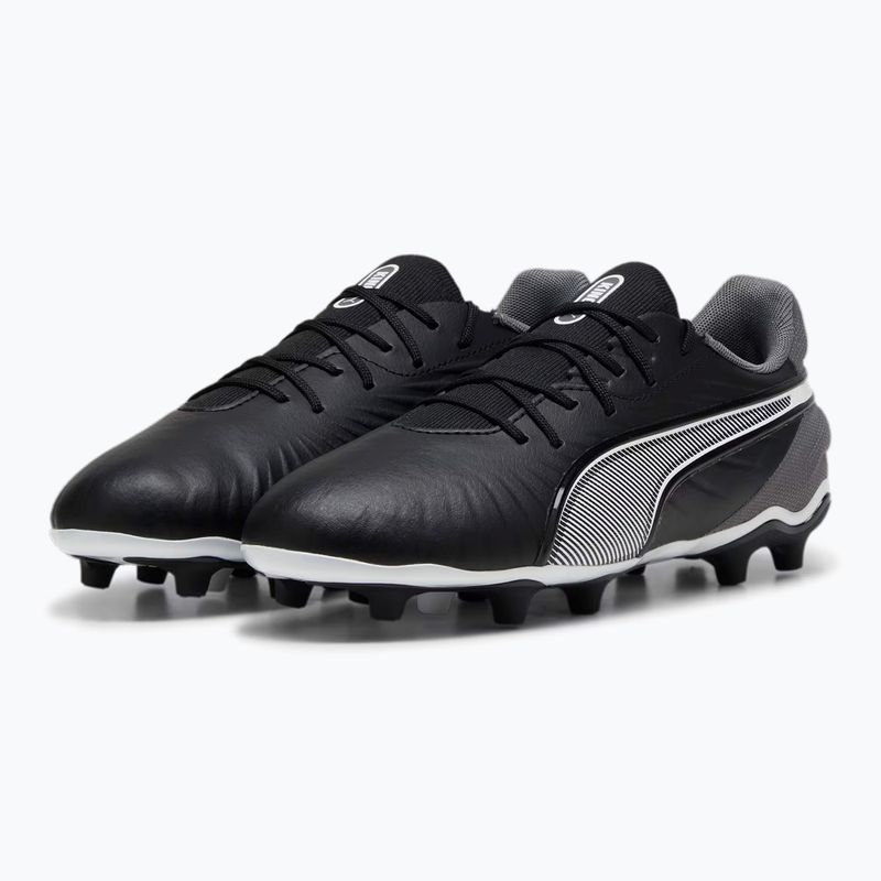 Vaikiški futbolo batai PUMA King Match FG/AG Jr puma black/puma white/cool dark grey 8