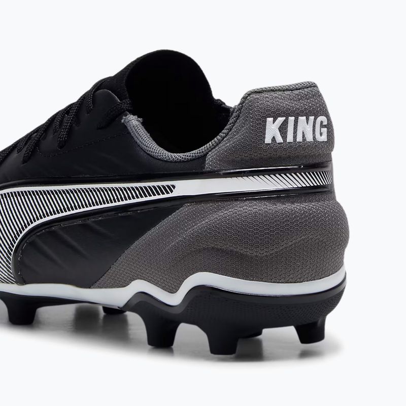 Vaikiški futbolo batai PUMA King Match FG/AG Jr puma black/puma white/cool dark grey 13