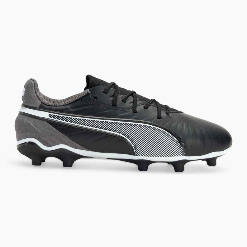 Vaikiški futbolo batai PUMA King Match FG/AG Jr puma black/puma white/cool dark grey 2