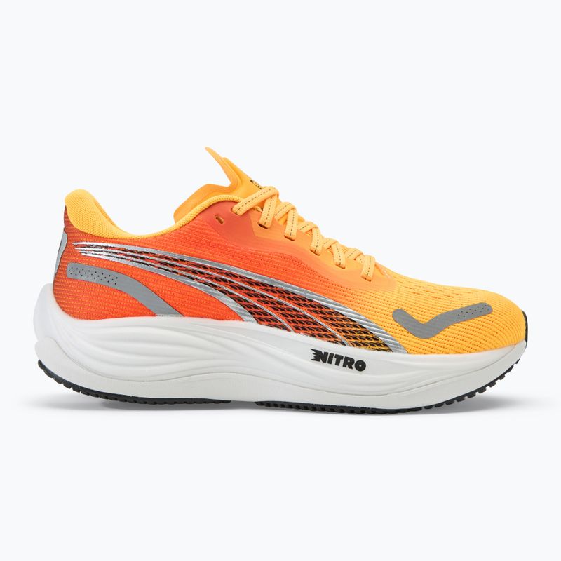 Moteriški bėgimo bateliai PUMA Velocity Nitro 3 Fade sun stream/sunset glow/white 2