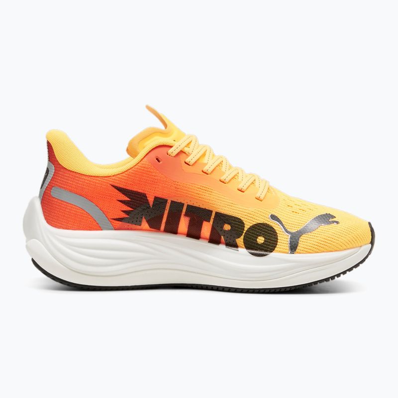 Moteriški bėgimo bateliai PUMA Velocity Nitro 3 Fade sun stream/sunset glow/white 9