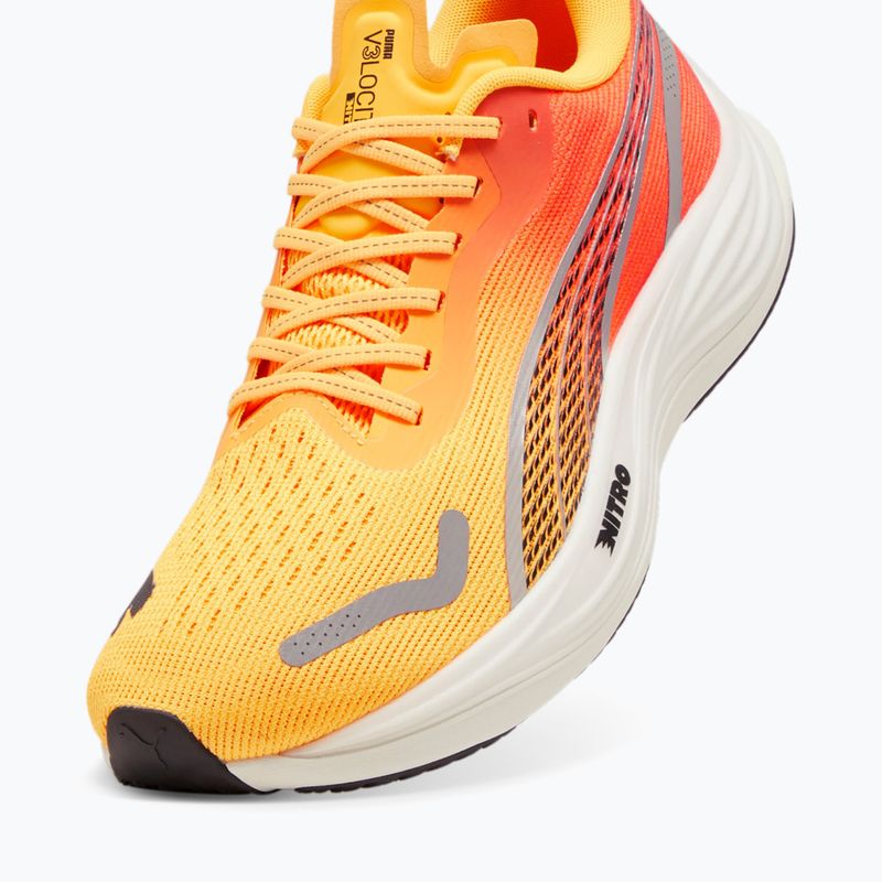 Vyriški bėgimo bateliai PUMA Velocity Nitro 3 Fade sun stream/sunset glow/white 12