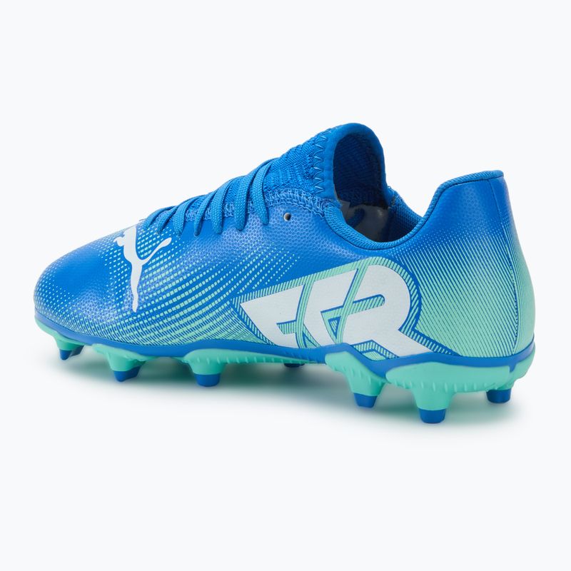 Vaikiški futbolo batai PUMA Future 7 Play FG/AG Jr hyperlink blue/mint/puma white 3