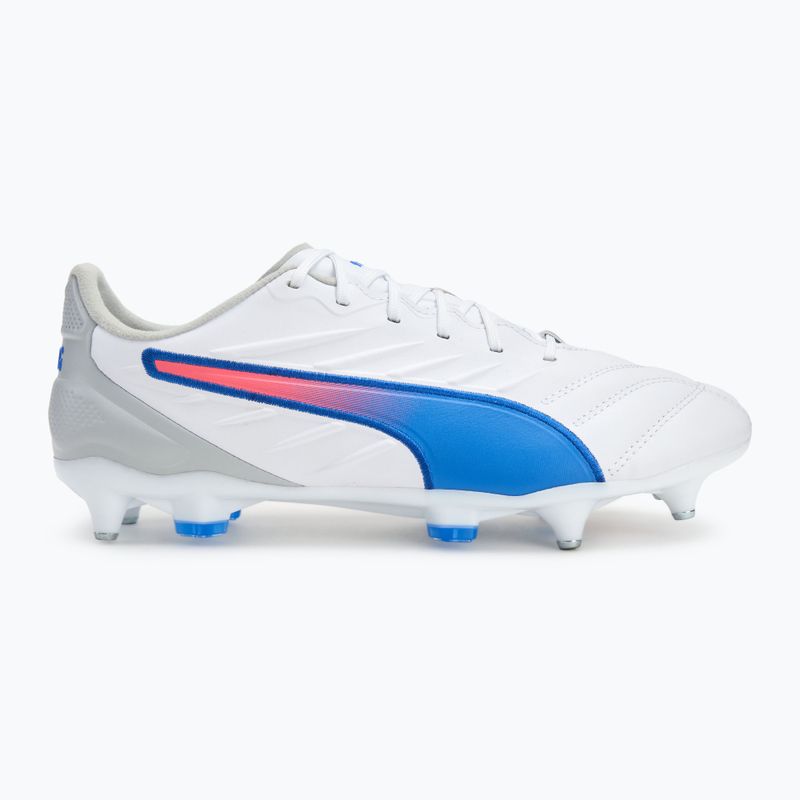 Vyriški futbolo batai PUMA King Pro MxSG puma white/bluemazing/flat light grey/sunset glow 2