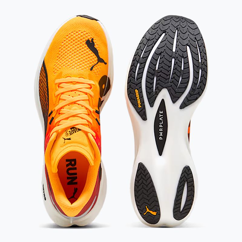 Vyriški bėgimo batai PUMA Deviate Nitro 3 Fade sun stream/sunset glow/puma white 11