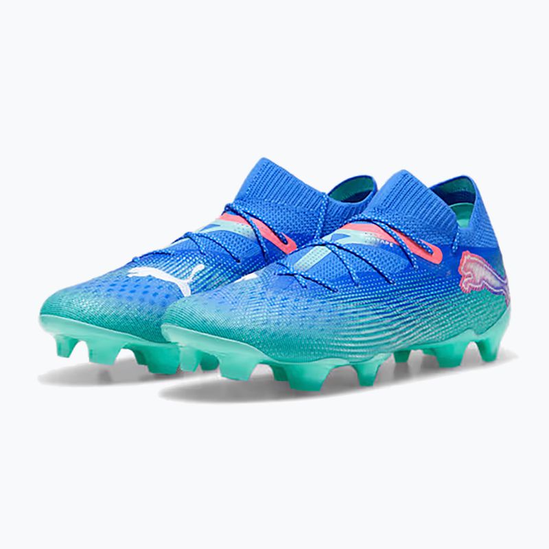 Futbolo batai PUMA Future 7 Ultimate FG/AG bluemazing/puma white/electric peppermint